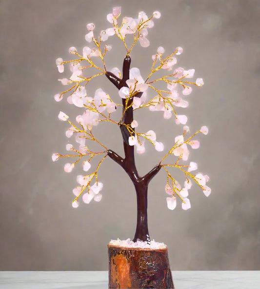 Rose Quartz Crystal Tree 